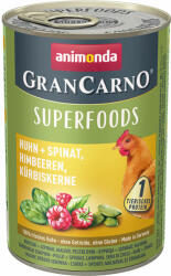 Animonda Animonda Adult Superfoods 6 x 400 g - Pui + spanac, zmeură, semințe de dovleac