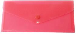 KARTON P+P Műanyag boríték patenttal DL, piros