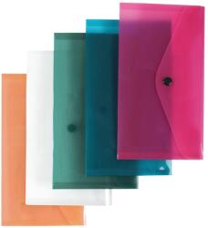 KARTON P+P Műanyag boríték patenttal A5, kék