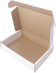 INPAP PLUS s. r. o Csomagküldő doboz, 3 rétegű, 480 x 340 x 43 mm, fehér