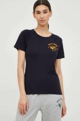 Tommy Hilfiger pamut póló sötétkék - sötétkék S - answear - 12 990 Ft