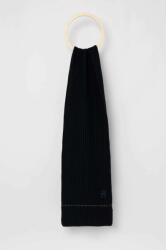 Tommy Hilfiger sál gyapjú keverékből sötétkék, nyomott mintás - sötétkék Univerzális méret