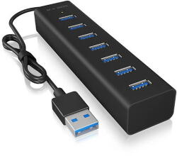 Icy Box Docking Station Icy Box IB-HUB1700-U3 7-Port USB HUB+powerada (IB-HUB1700-U3)