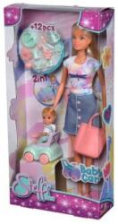 Simba Toys Steffi Love baba kisbabával és bébitaxival (105733585)