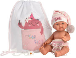 Llorens Bebita újszülött baba zsákban 26 cm