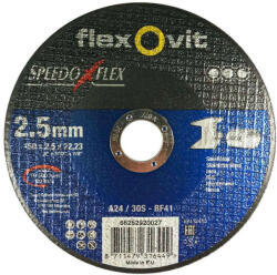 Flexovit Speedoflex vágókorong 150x2, 5x22, 2mm, BF41, fém-inox