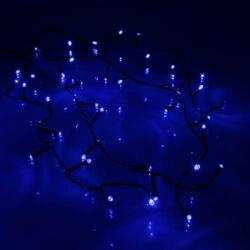 WELL Perdea 100 LED-uri albastre cu jocuri de lumini cablu negru WELL (DECOL-CT100B/BK-CTR-WL)