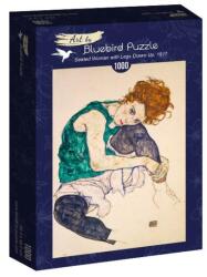 Bluebird Puzzle Art by Puzzle - Egon Schiele - Seated Woman with Legs Drawn Up, 1917 1000 db-os (60092)