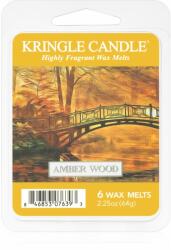 Kringle Candle Amber Wood ceară pentru aromatizator 64 g