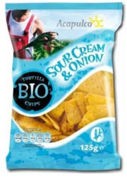 Acapulco Bio tortilla chips hagymás-tejfölös 125 g
