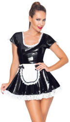 Black Level Vinyl Maid's Dress 2851261 Black XXL