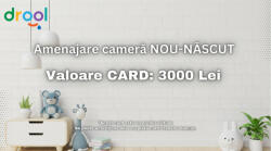 drool Card cadou "Amenajare camera NOU-NASCUT" Drool (CRC-10)