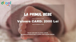 drool Card cadou "La PRIMUL BEBE" Drool (CRC-01)