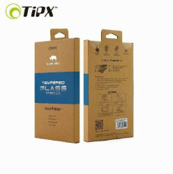 Tipx iPhone 6 6S (4, 7") fekete prémium 0, 3mm előlapi üvegfólia - gsmlive