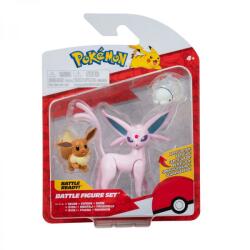Jazwares Pokémon 3 db-os figura csomag - Eevee, Snom, Espeon (PKW2683)
