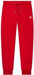 Michael Kors pantaloni de trening din bumbac pentru copii culoarea rosu, neted 9BYY-SPG04R_33X