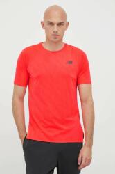 New Balance tricou de alergare Nyc Marathon Q Speed culoarea rosu, neted 9BYY-TSM1C6_30X