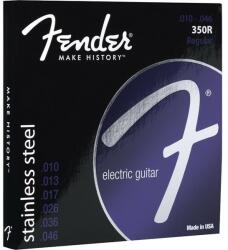 Fender 730350406 - Stainless 350's Guitar Strings Set Stainless Steel Ball End 350R Gauges . 010-. 046 - FEN024