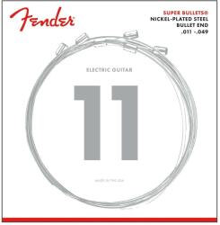 Fender 733250408 - Super Bullet® Strings Nickel Plated Steel Bullet End 3250M Gauges . 011-. 049 Set - FEN022