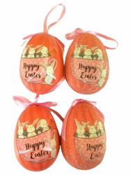Yala design Húsvéti dekorációs tojás nyuszik bögrében 4db