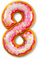  Óriás szám fólia lufi - Fánk - 8