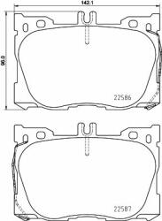 BREMBO set placute frana, frana disc BREMBO P 50 139 - automobilus