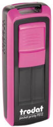 TRODAT Bélyegző TRODAT Pocket Printy 9512 zseb rózsa ház fekete párna (9512PI/K) - papir-bolt