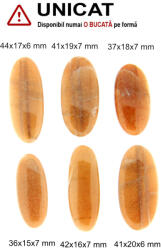 Cabochon Piatra Soarelui Naturala - Oval - 36-44 x 15-20 x 6-7 mm - 1 Buc
