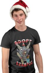  Adopt a Krampus - Karácsonyi Férfi Póló (924904)