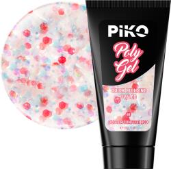 Piko Polygel color, Piko, 30 g, 60 Glitter Confetti Red