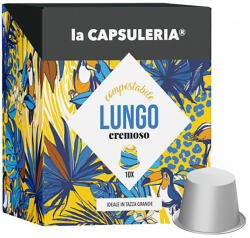 La Capsuleria Cafea Lungo, 100 capsule biodegradabile compatibile Nespresso, La Capsuleria (CN08-100)