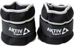 Aktivsport Csukló- és bokasúly Aktivsport 2x2 kg fekete-szürke (LKW-1209-FSZ)