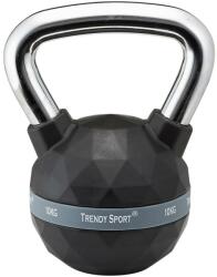 Trendy Kettlebell Trendy Premium fekete-króm 10 kg (6410PR)