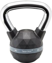 Trendy Sport Kettlebell Trendy Premium fekete-króm 8 kg (6408PR) - s1sport