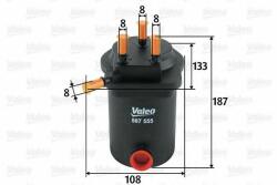 VALEO Filtru combustibil RENAULT MEGANE II (BM0/1, CM0/1) (2002 - 2011) VALEO 587555