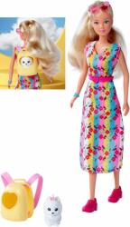 Simba Toys Steffi Love - Steffi baba kiskutyával és hordozóval