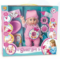 Magic Toys Jenny Édes kis síró baba szett 35 cm (MKN353685)