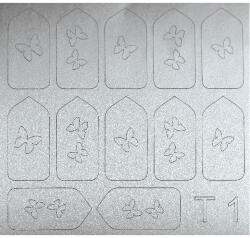 Crystalnails Ombre Stick Template Festősablon - T1