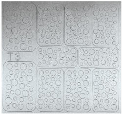 Crystalnails Ombre Stick Template Festősablon - T3