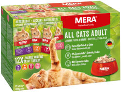 MERA 12x85g MERA Cats Adult 12 x 85 g válogatás nedves macskatáp