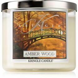 Kringle Candle Amber Wood lumânare parfumată 396, 9 g