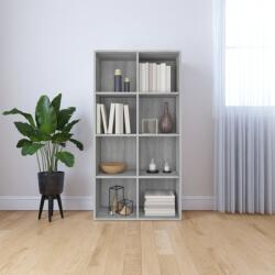 vidaXL Bibliotecă/Servantă, gri sonoma, 66x30x130 cm, lemn prelucrat (815250) Biblioteca