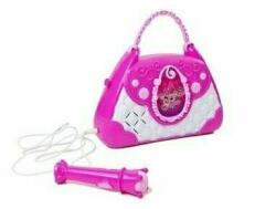 LeanToys Gentuta karaoke roz, cu microfon si USB, pentru fetite, LeanToys, 7829 (gimihome105000) - babyneeds