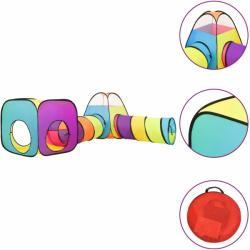 vidaXL Cort de joacă pentru copii, multicolor, 190x264x90 cm (93683) - vidaxl