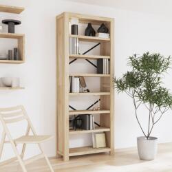 vidaXL Bibliotecă cu 7 rafturi, 80x30x200 cm, lemn masiv de acacia (345082) Biblioteca