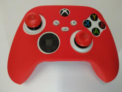  Xbox Series S/X kontroller szilikon tok szett piros