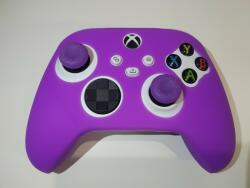 Xbox Series S/X kontroller szilikon tok szett lila