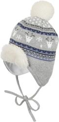 Sterntaler Зимна бебешка шапка с помпон Sterntaler - 47 cm, 9-12 месеца (4701730-542) - ozone