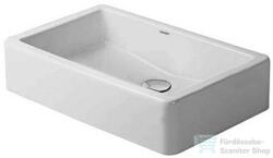 Duravit VERO 60x38 cm-es ráültethető mosdó csaplyuk és túlfolyó nélkül, Wondergliss bevonattal, 04556000001 (04556000001)