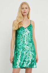 PINKO rochie culoarea verde, mini, drept 9BYY-SUD1F5_77X